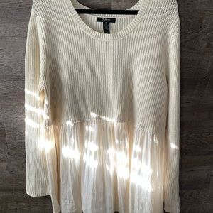 Style & Co Peplum Sweater